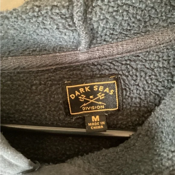 Dark Sea’s Division Men’s Navy Blue Hoodie. Size Medium - Picture 3 of 5